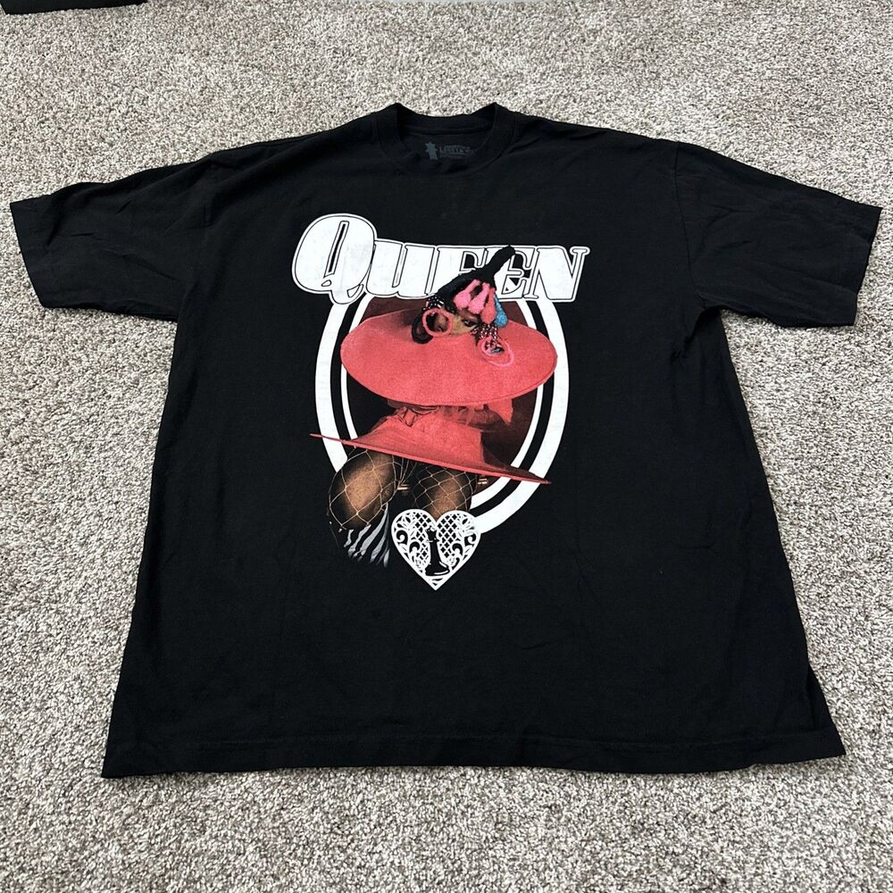Lauryn Hill Miseducation 25th Anniversary Queen Tour Black T-Shirt Size Large
